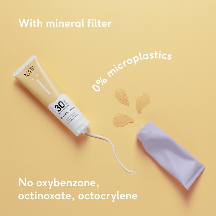 Produktbild Naïf Mineralisches Sonnenschutzspray (Sonnenspray, SPF 30, 100 ml, 133 g)