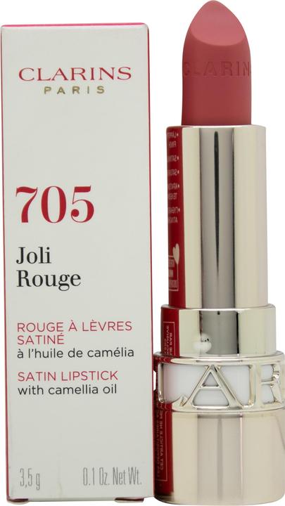 Actual product image Clarins Joli Rouge Satin No 705 (No. 705 - Soft Berry)