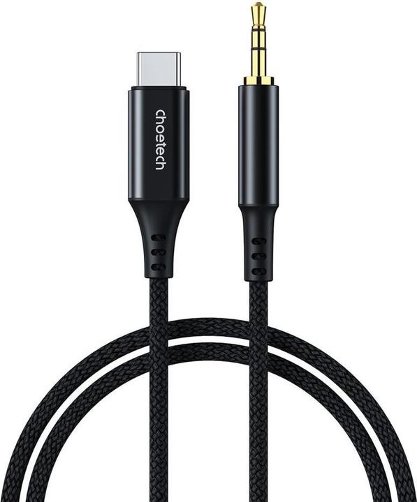 Actual product image Choetech USB C — 3.5mm jack (2 m, AUX cable)