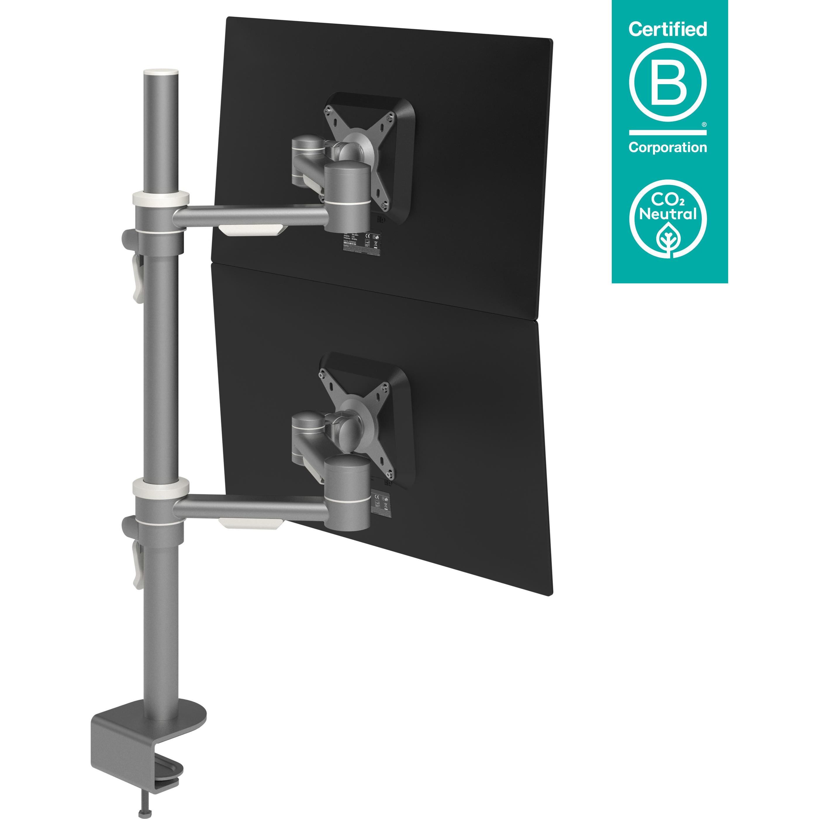 Thumbnail - Dataflex ViewMate Style Monitor Tischhalterung (Tisch, 24"), Monitor Halterung, Silber