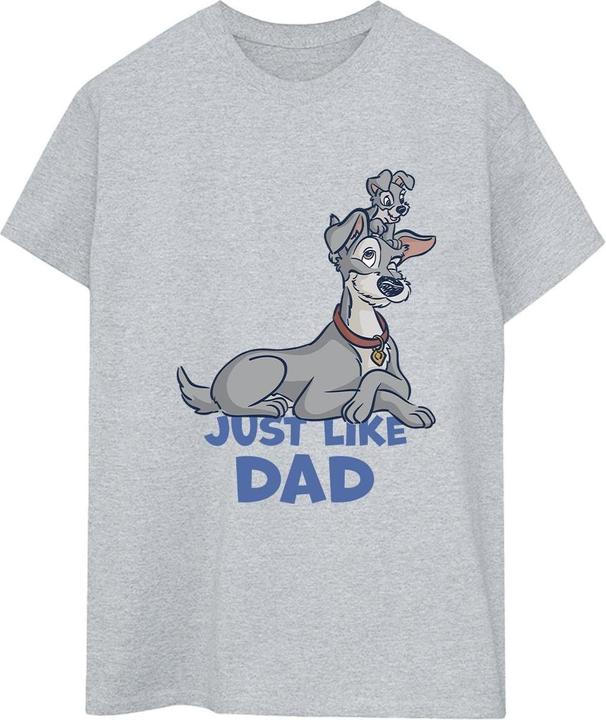Image du produit Disney - T-shirt LADY AND THE TRAMP JUST LIKE DAD - Femme (M)