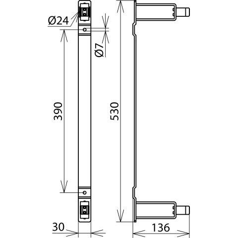 Thumbnail - Dehn 700006 Haltevorrichtung f. Stangen D=24mm f. Spannungsprüfer PHG II, Elektronikzubehör + Gehäuse