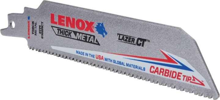 Actual product image Lenox Saber saw blade HM metal 152mm