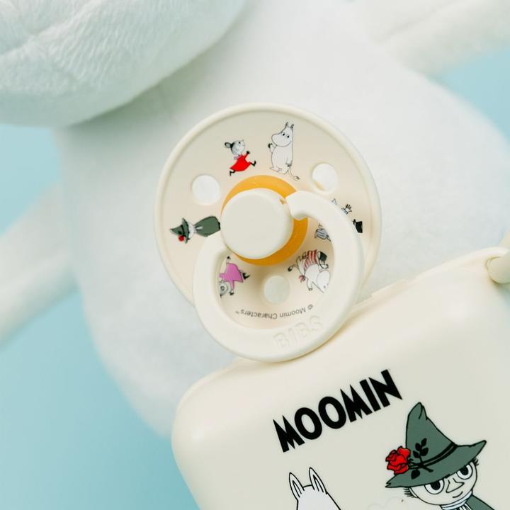 Productafbeelding Bibs - x Moomin Pacifier Colour 2 Pack Friends - Ivory - Size 1 (2x, 0 - 6 Maanden)