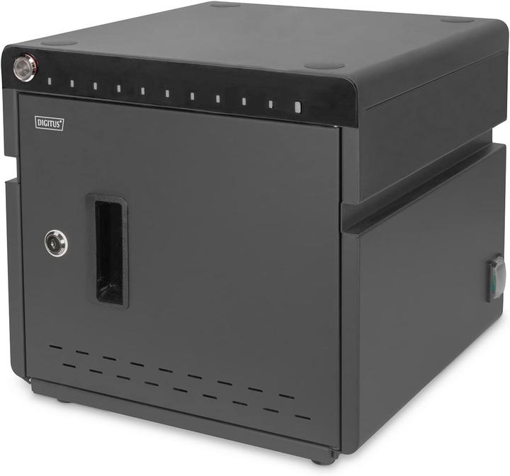 Digitus Armoire de chargement mobile pour ordinateurs portables / tablettes jusqu'à 14 pouces, UV-C, USB-C