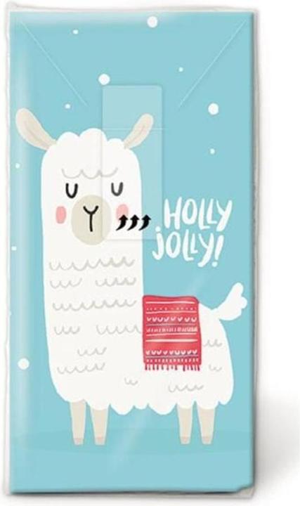 Actual product image Paper + Design Handkerchiefs Holly jolly