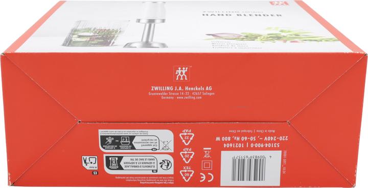 Produktbild Zwilling Enfinigy Stabmixer inkl. Becher u Vakuumdeckel silber