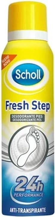Actual product image Scholl Fresh Step Shoe Spray Mild Foot Deodorant with Long-Lasting Effect Against Unpleasant Odours 150ml (Foot bath, 150 ml)