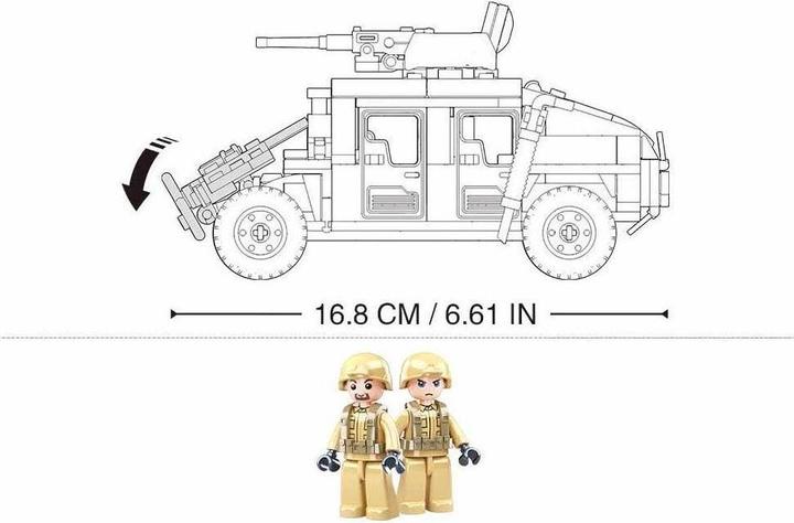 Actual product image Sluban Army - Combat Off Roader