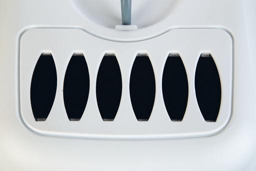 Actual product image Zolux Toilet for cats Cathy, easy to clean, blue (Cat litter box closed)
