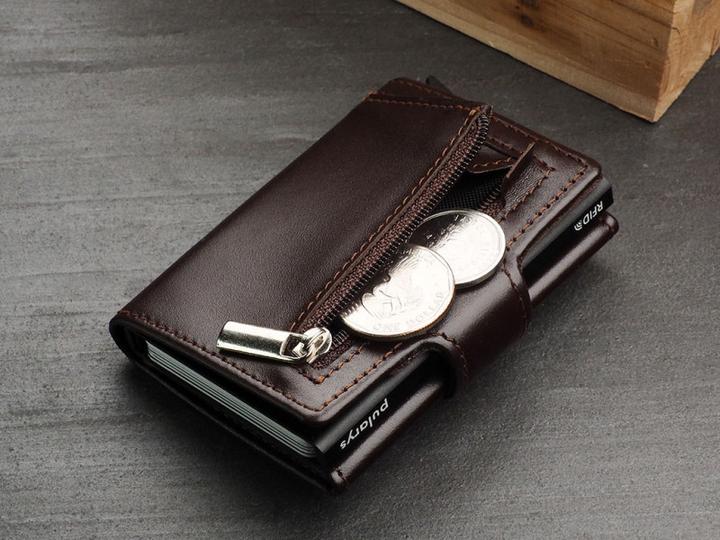 Actual product image Pularys Wallet SOHO ZIP credit card holder