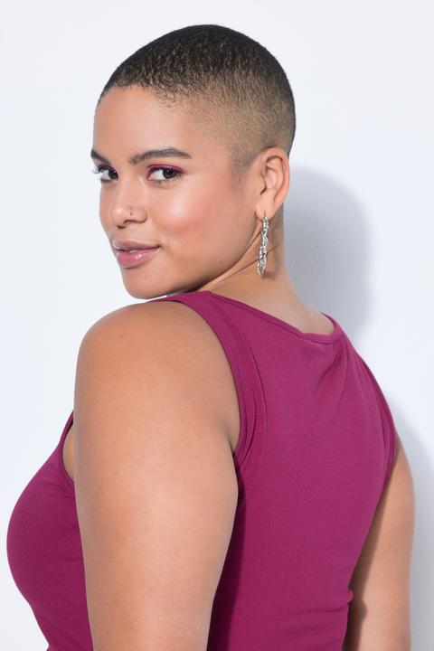 Produktbild Studio Untold Basic-Top, weiter Ausschnitt, Stretchjersey (54)