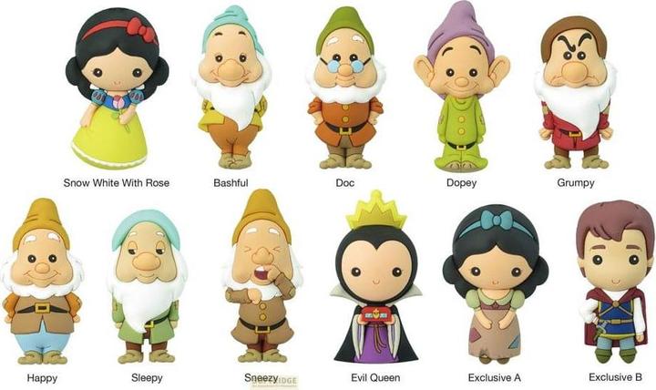 Produktbild Monogram Int. Disney PVC-Taschenanhänger Schneewittchen und die sieben Zwerge Display (24)