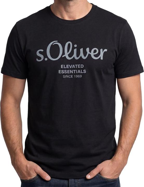 Produktbild s.Oliver Fashion - Basic - T-Shirt - 3er Pack (S Schwarz) (S)