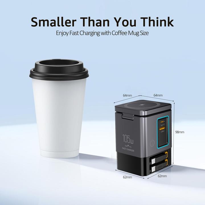 Actual product image Plutoos 6-in-1 Ladestation (105 W)