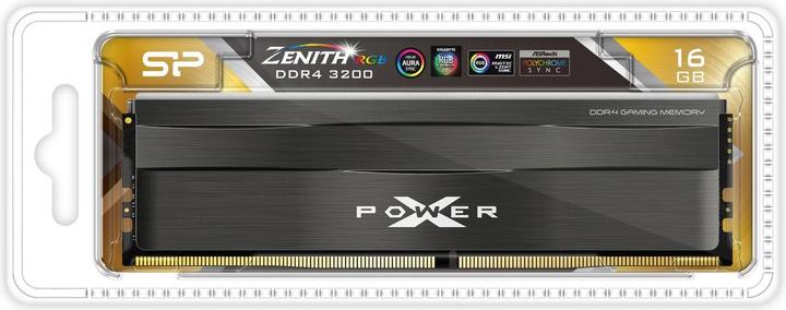 Produktbild Silicon Power XPOWER Zenith RGB Speichermodul GB DDR4 (1 x 16GB, 3200 MHz, DDR4-RAM)