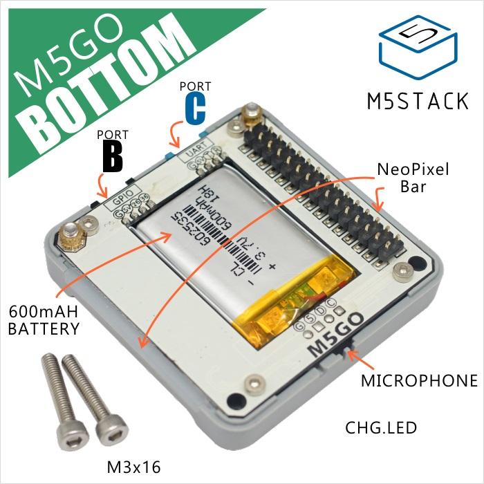 Produktbild M5Stack M5GO/FIRE Battery Bottom Base