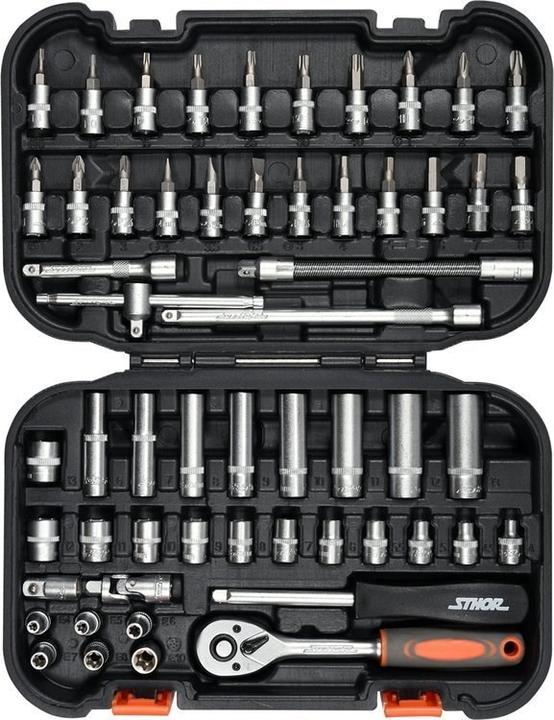 Produktbild Toya Sthor 58643 – Werkzeug-Set 1/4 Zoll, 56-teilig