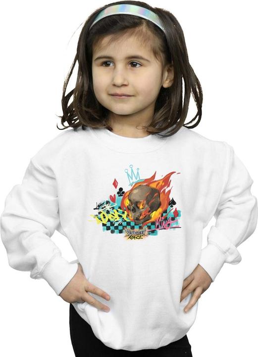 Produktbild Disney Wreck It Ralph Race Skull Sweatshirt Mädchen (128)