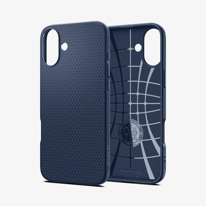 Immagine prodotto Spigen Liquid Air iPhone 16 blu granato/navy ACS08195 (Apple iPhone 16)