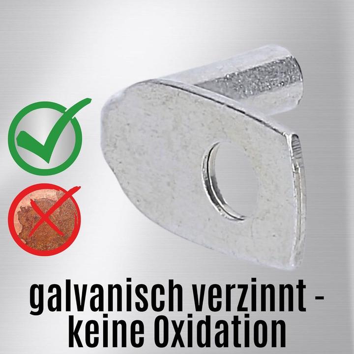 Produktbild Kalitec 10 Stück KA01-L3 Handelsübliche Rohrkabelschuhe gewinkelt 0,5mm²-0,75mm² M3 I ohne Sichtloch