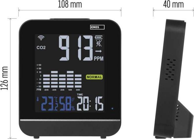 Immagine prodotto Emos Indicatore di qualità dell'aria GoSmart E30300 con WiFi