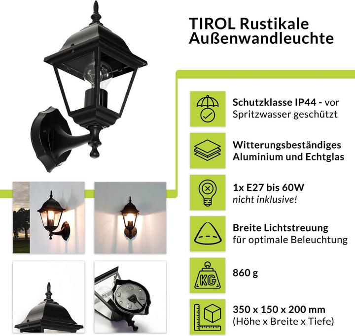 Actual product image Licht-Erlebnisse Tirol (E27, IP44)