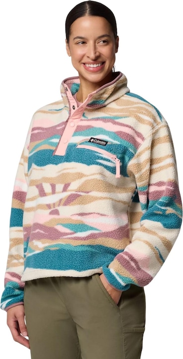 Columbia Helvetia II Printed Cropped Half Snap (L)