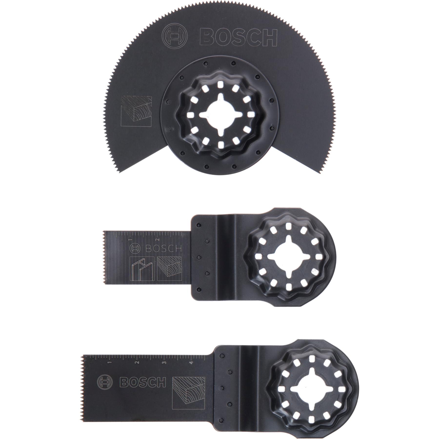 Thumbnail - Bosch Zubehör, Sägeblatt, Starlock Starter-Set Holz, 3-teilig, für Multifunktionsgeräte
