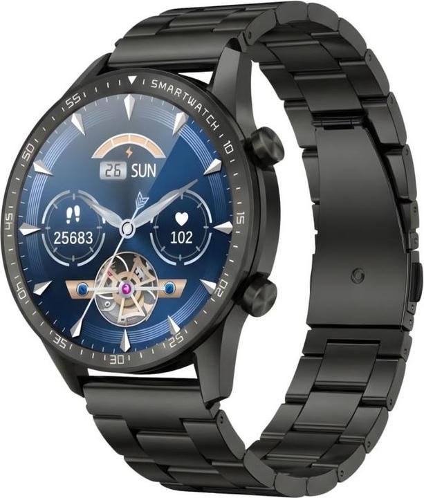 Actual product image Gravity Smartwatch Czarny Bransoleta i Pasek GT10-1 (46 mm)