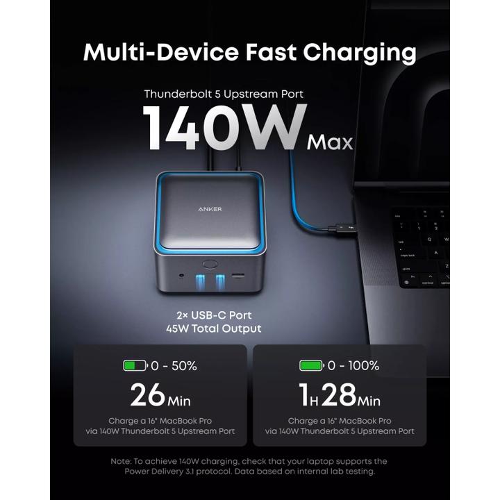 Immagine prodotto Anker Prime TB5 (USB-C, 12 porte)