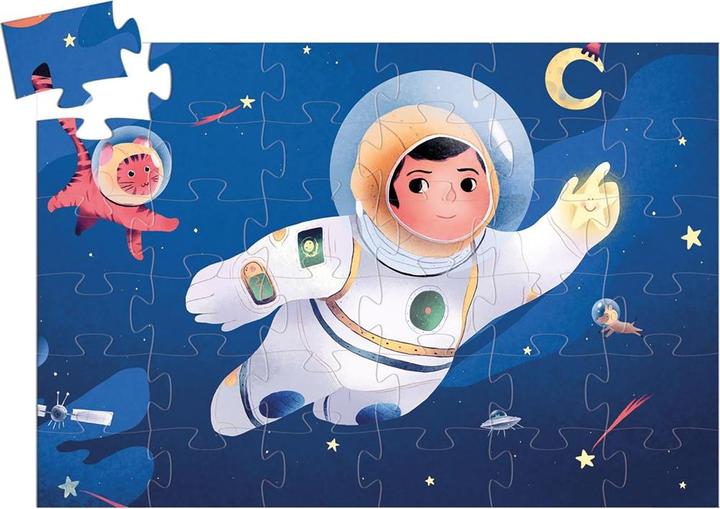 Produktbild Djeco Puzzle Astronaut auf dem Mond 36 Teile (36 Teile)