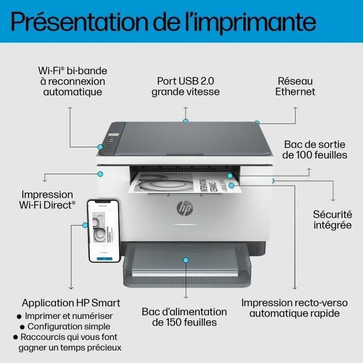 Produktbild HP LaserJet MFP M234dw (Laser, Schwarz-Weiss)