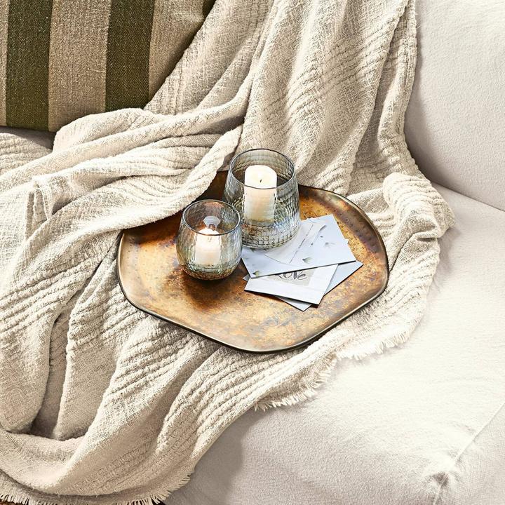 Produktbild Loberon Tablett Frapelle antikmessing