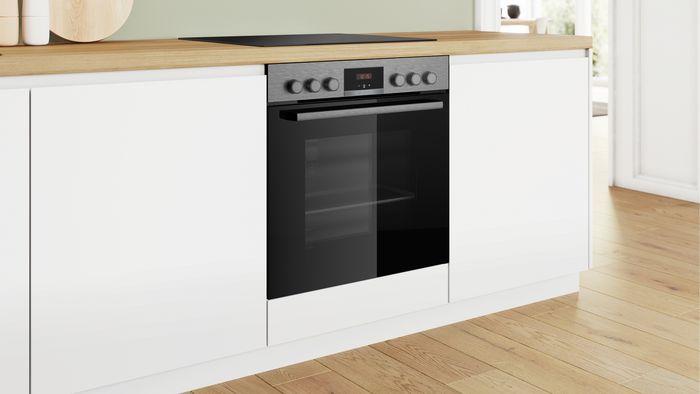 Image du produit Bosch Hausgeräte Set four encastrable, HEB513BS3 + NKN645GA2E, Cuisinière encastrable, Table de cuisson électrique