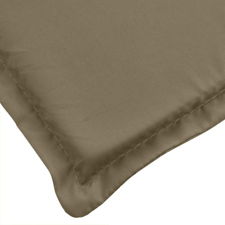 Actual product image vidaXL Low backrest cushions 4 pcs. fabric (100 x 50 x 4 cm)