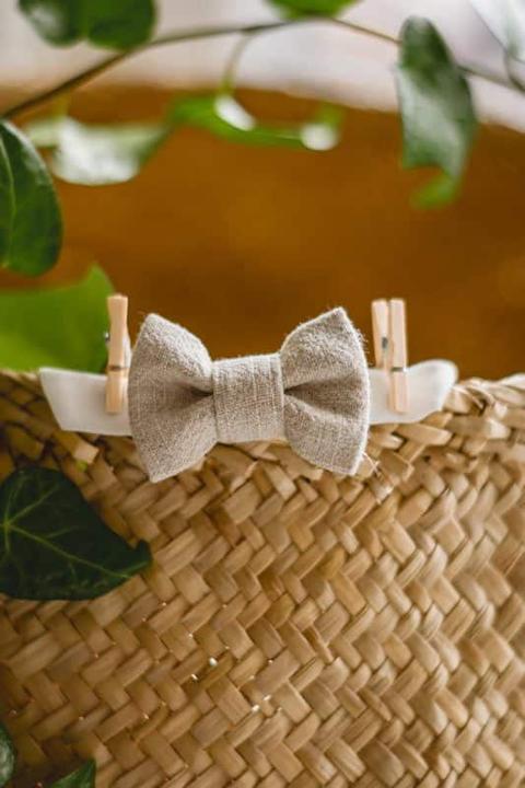 MiLeNatural Jungen Fliege zur Taufe