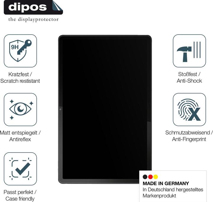 Actual product image Dipos Anti-Shock Screen Protector Matte (Lenovo Tab P11 5G)