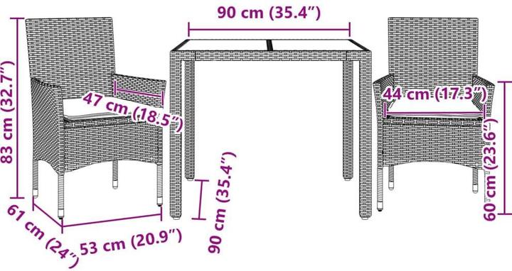 Actual product image vidaXL Kendre (90 cm)