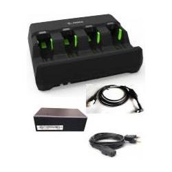 Zebra 4-Slot Battery Charger Kit, Barcode-Scanner Zubehör