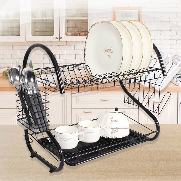 Actual product image Maestro Black clothes horse 43 cm MR-1025-43