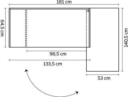 Actual product image Lifetime Kidsrooms Height adjustable desk with inclinable table top