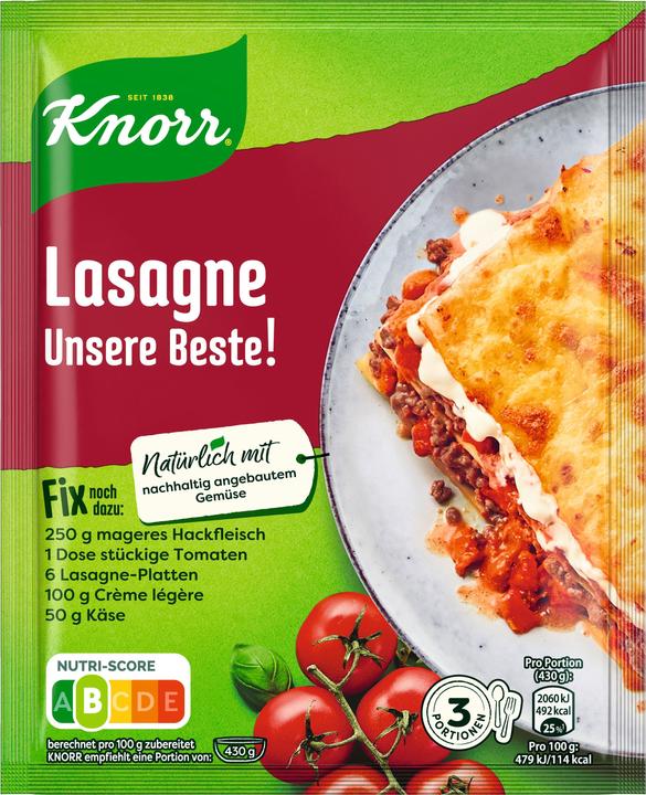 Actual product image Knorr Fix Lasagne Our Best! (53 g)