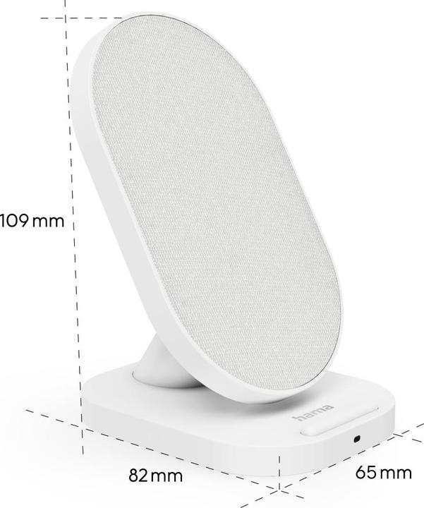Actual product image Hama QI-FC10S fabric (10 W)