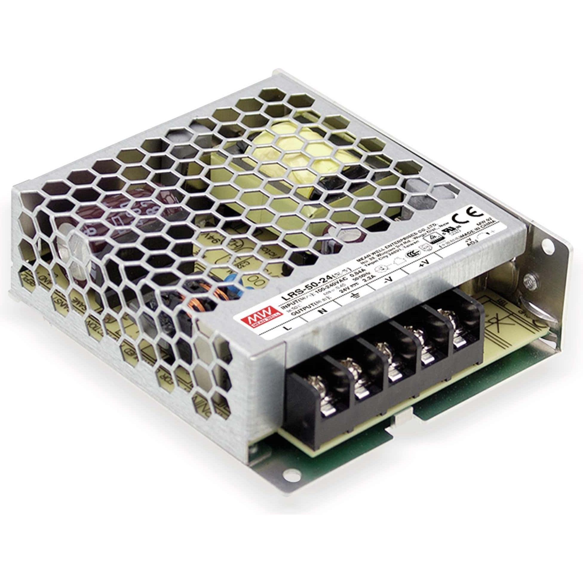 MeanWell MEAN WELL Schaltnetzteil LRS-50-12, 12 V/4,2 A, Labornetzgerät