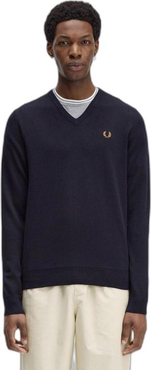 Image du produit Fred Perry Classic V Neck Jumper Navy (XL)