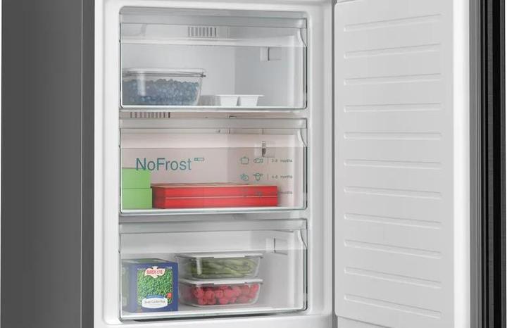 Actual product image Siemens iQ300, Free-standing fridge-freezer combination with bottom freezer compartment, 186 x 60 cm (321 l)