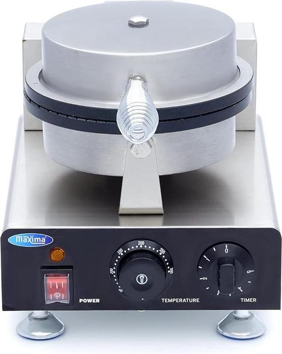 Actual product image Maxima Ice Horn Waffle Maker with Timer and Variable Thermostat