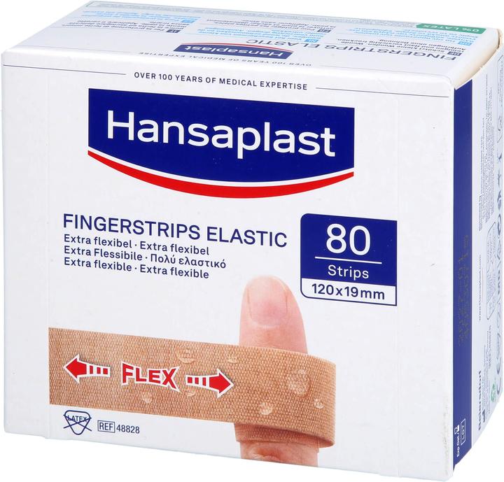 Produktbild Hansaplast 48828 ELASTIC Pflaster 12 cm x 1.9 cm (80 x)