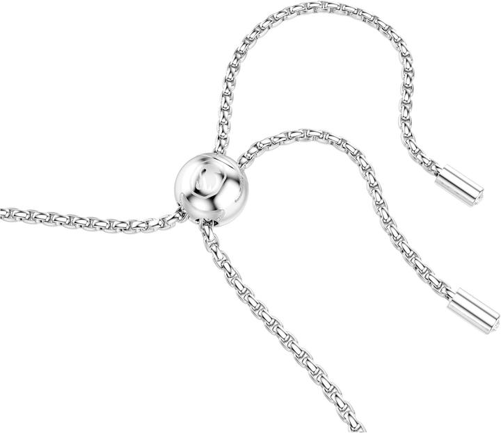 Immagine prodotto Swarovski Matrix Tennis Armband Rundschliff Weiss (24 cm, Metallo Swarovski)